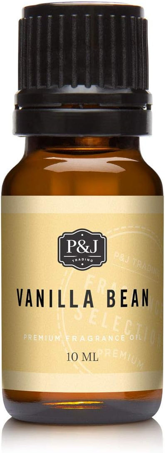 P&J Fragrance Oil | Vanilla Bean Oil 10Ml - Candle Scents for Candle Making, Freshie Scents, Soap Making Supplies, Diffuser Oil Scents